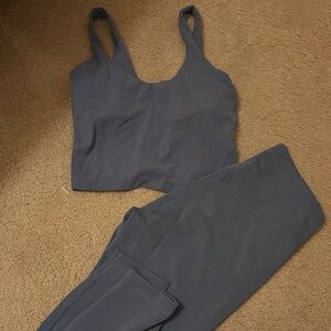 Washed Denim Lululemon Set